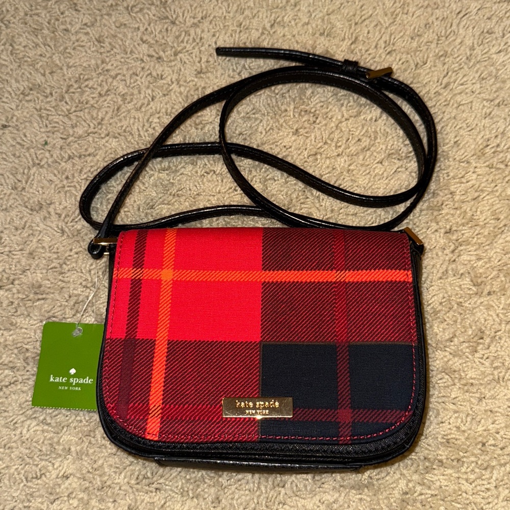 kate spade Red and Black Crossbody Bag